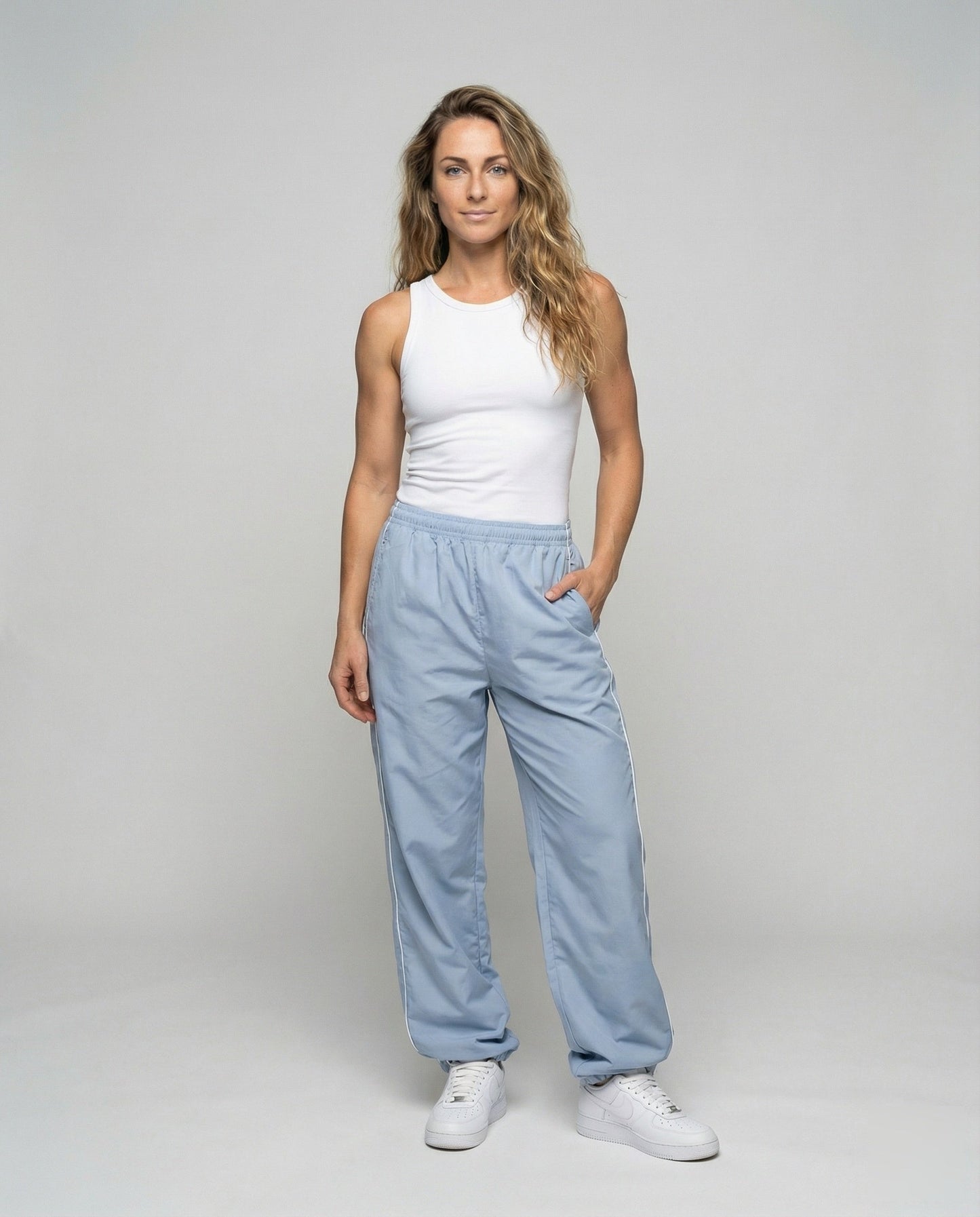 Pantaloni Sportivi Donna con Profilo Riflettente Vestibilità Comoda - Brentozzi
