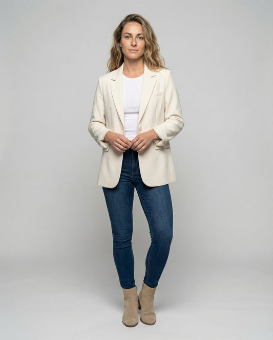 Blazer Donna Classico con Rever Elegante - Brentozzi