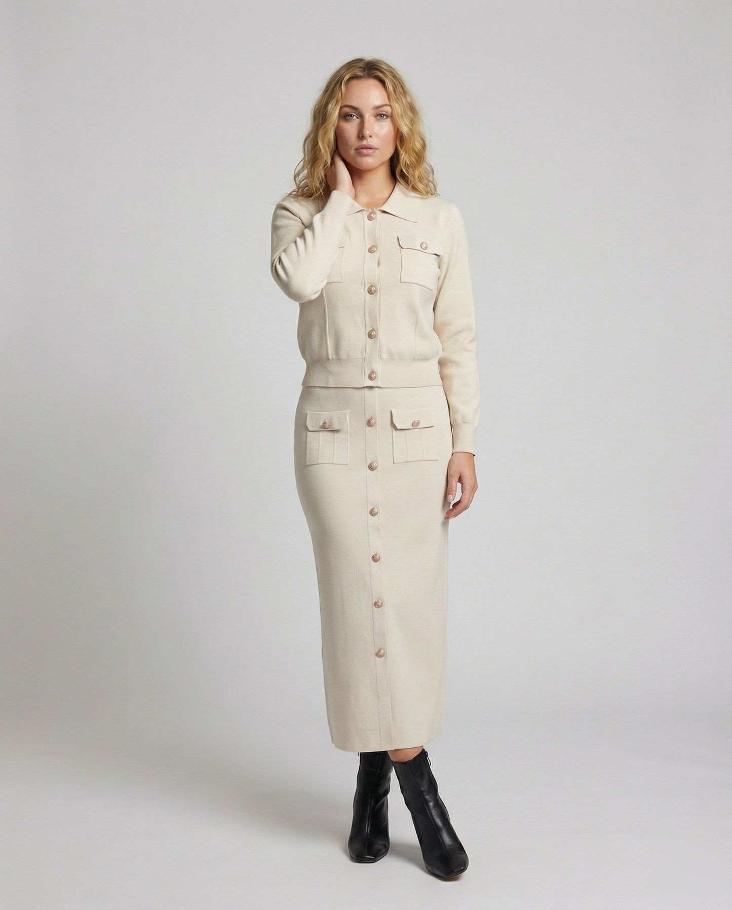 Set Maglia Sottile Donna Classico Vestibilità Regolare - Brentozzi