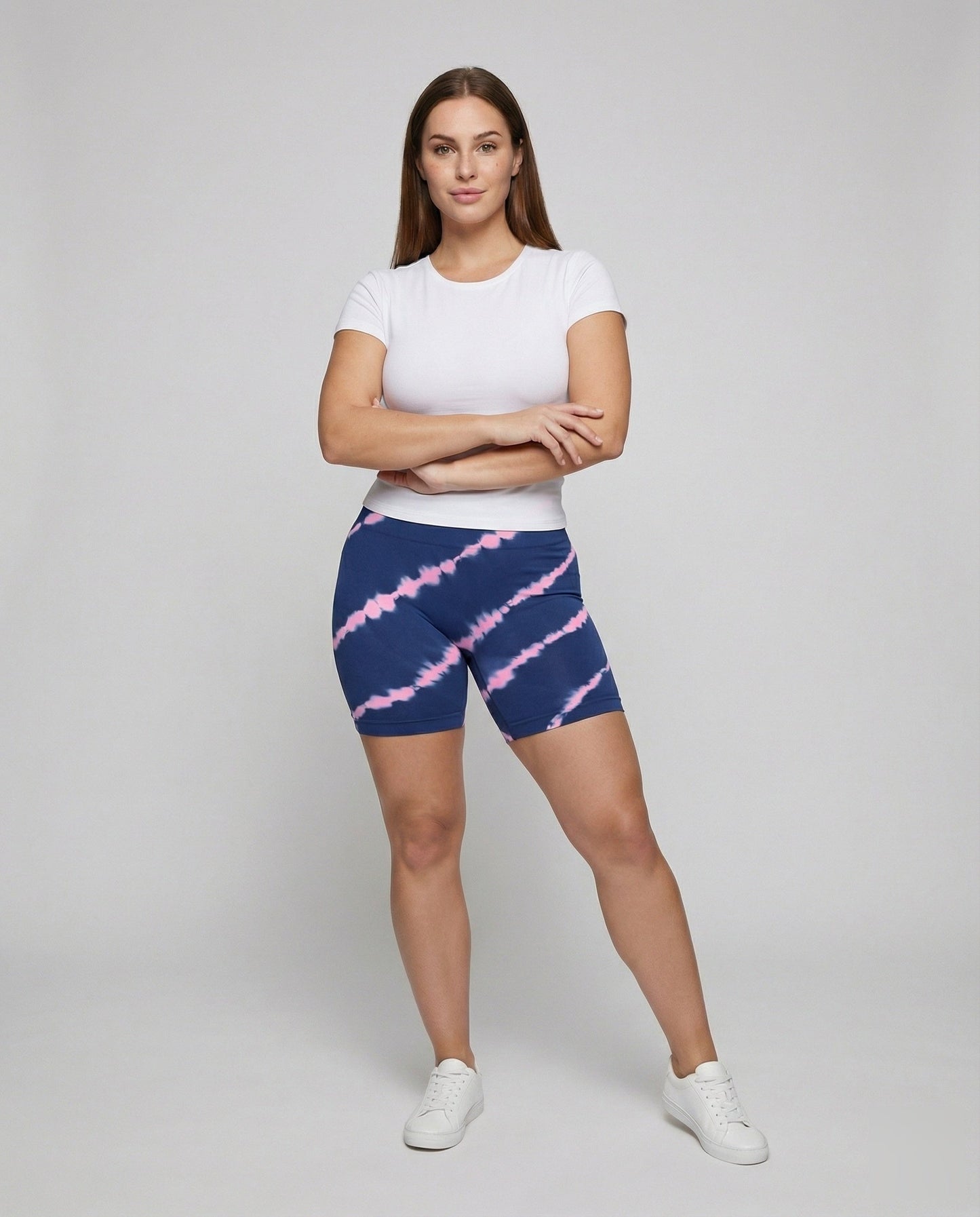 Leggings Ciclistici Donna in Jersey a Vita Modellante - Brentozzi