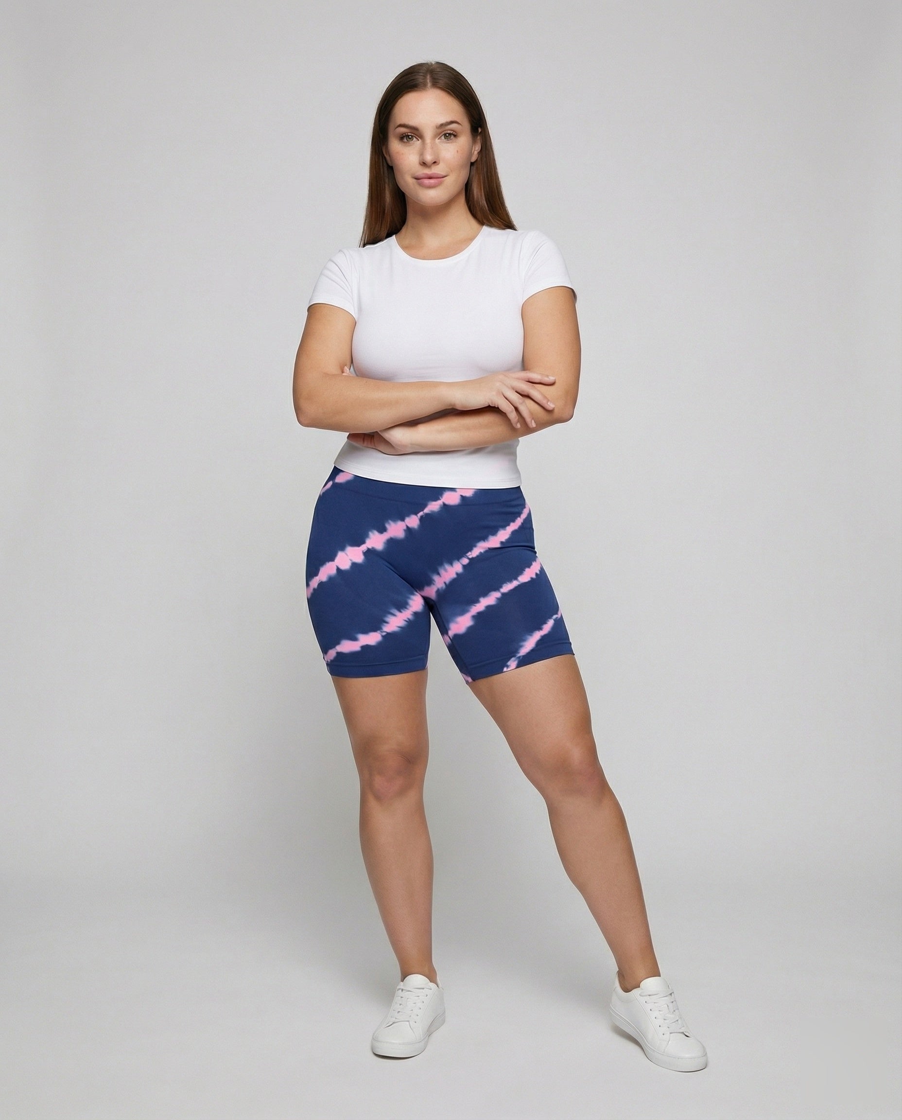 Leggings Ciclistici Donna in Jersey a Vita Modellante - Brentozzi