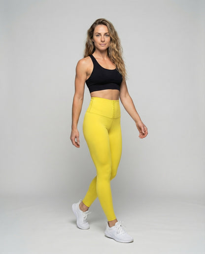 Leggings Donna Modellante Vita Alta con Chiusura a Ganci - Brentozzi
