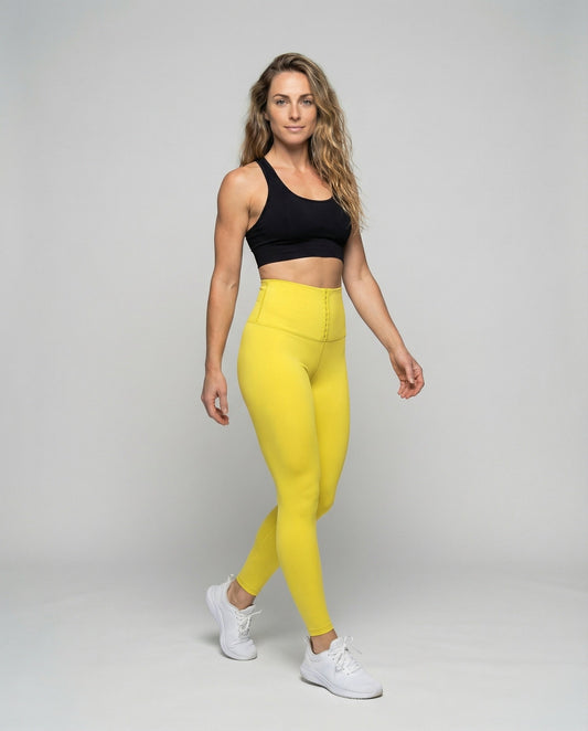 Leggings Donna Modellante Vita Alta con Chiusura a Ganci - Brentozzi