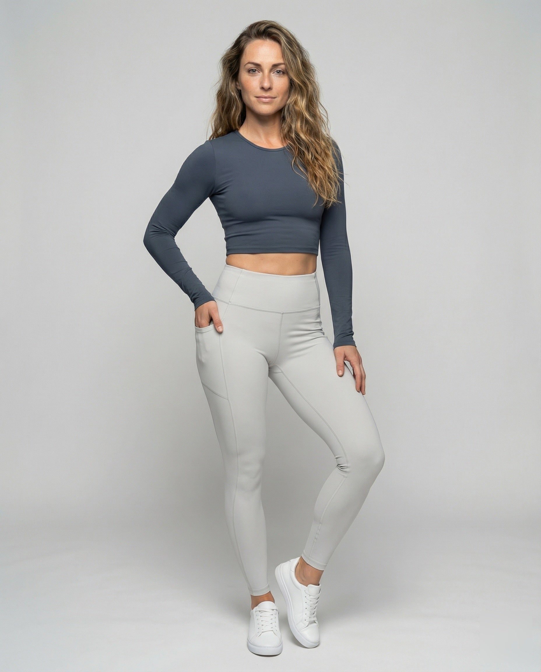 Leggings Donna Vita Alta con Contorno Sedere - Brentozzi