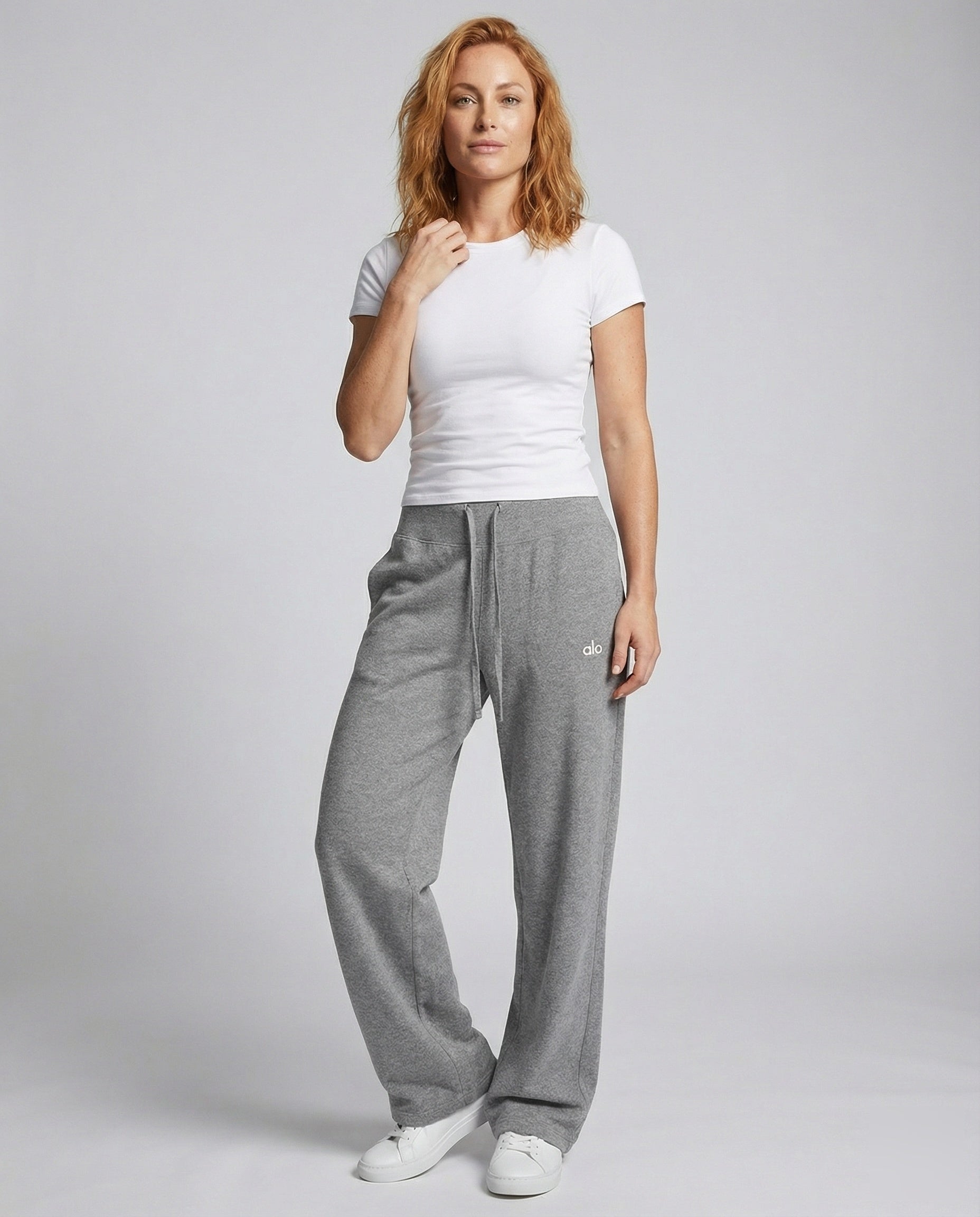 Pantaloni Harem Donna in Tessuto Sweat Vestibilità Ampia - Brentozzi
