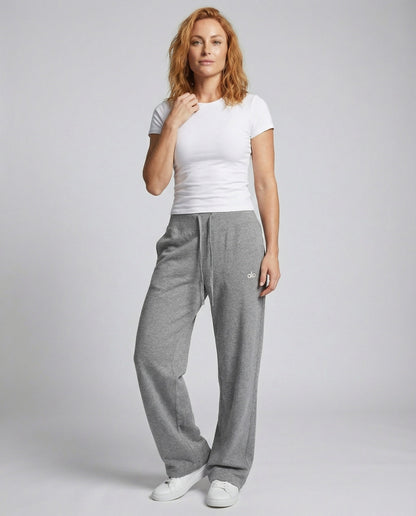 Pantaloni Harem Donna in Tessuto Sweat Vestibilità Ampia - Brentozzi