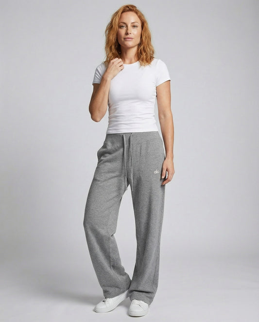Pantaloni Harem Donna in Tessuto Sweat Vestibilità Ampia - Brentozzi
