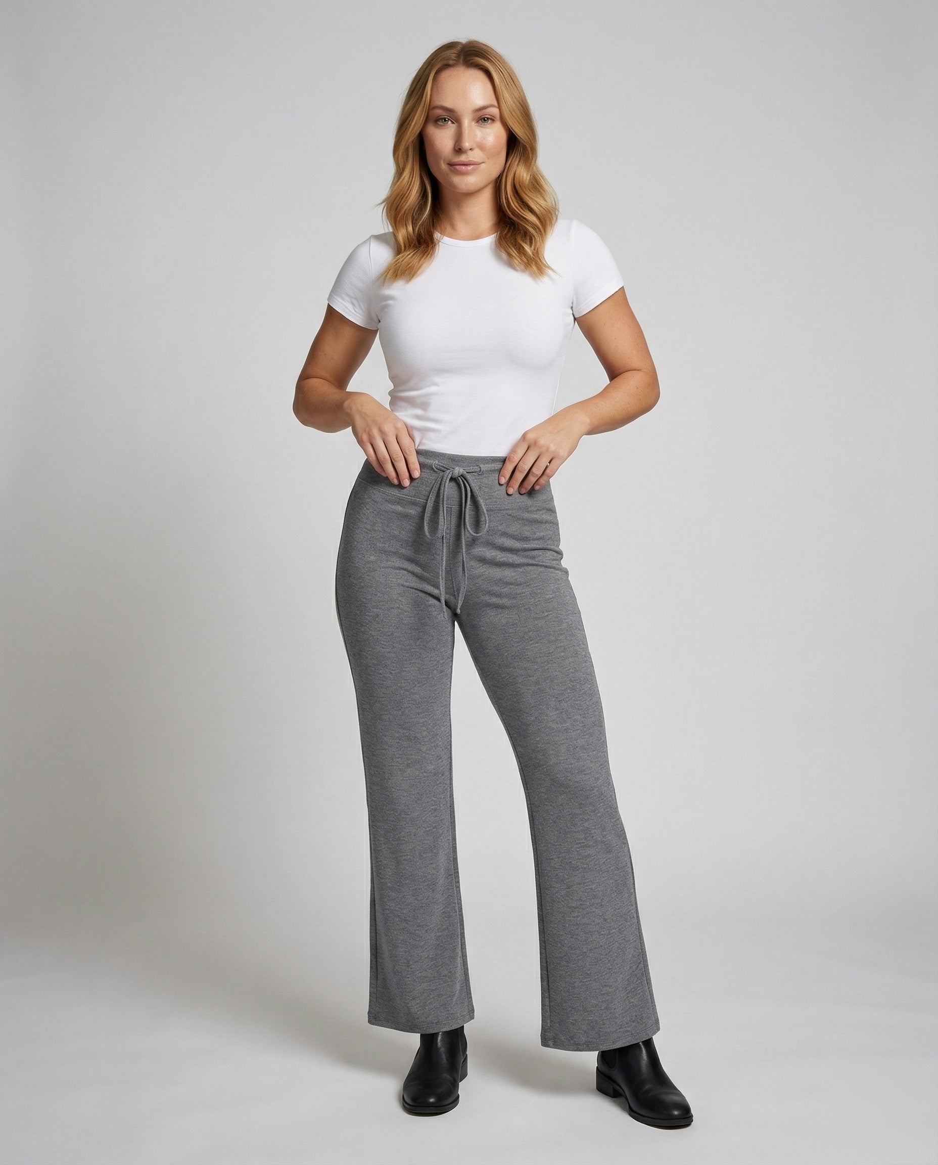 Pantaloni Palazzo Donna Morbidi Gamba Larga - Brentozzi