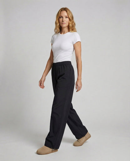 Pantaloni Donna Nylon Ampi con Coulisse Casual - Brentozzi