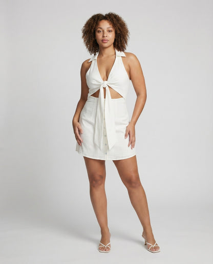 Completo Donna in Lino con Nodo - Brentozzi