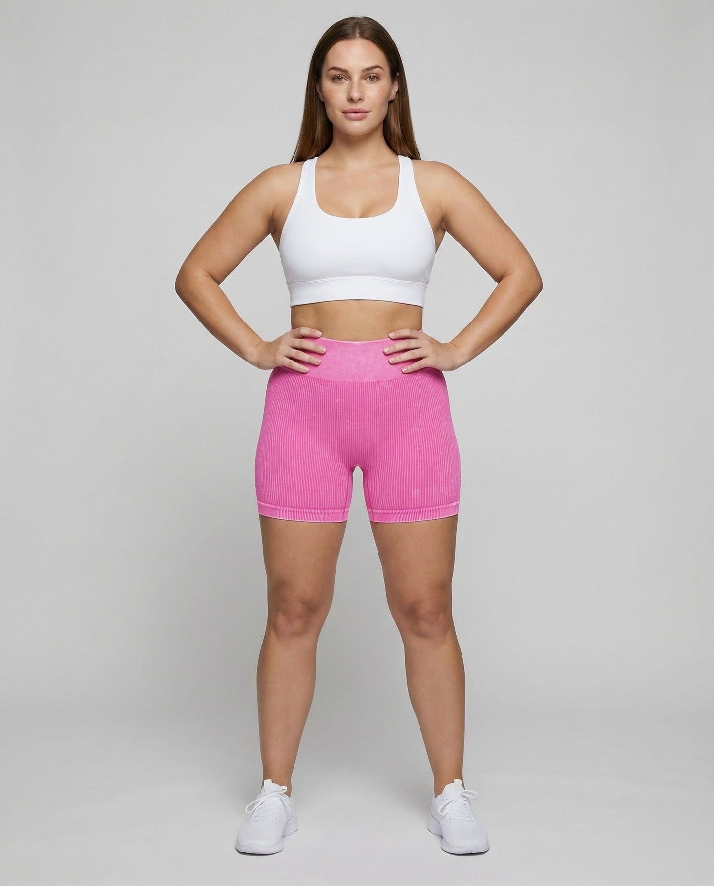 Shorts Modellanti Donna Senza Cuciture con Struttura a Costine - Brentozzi