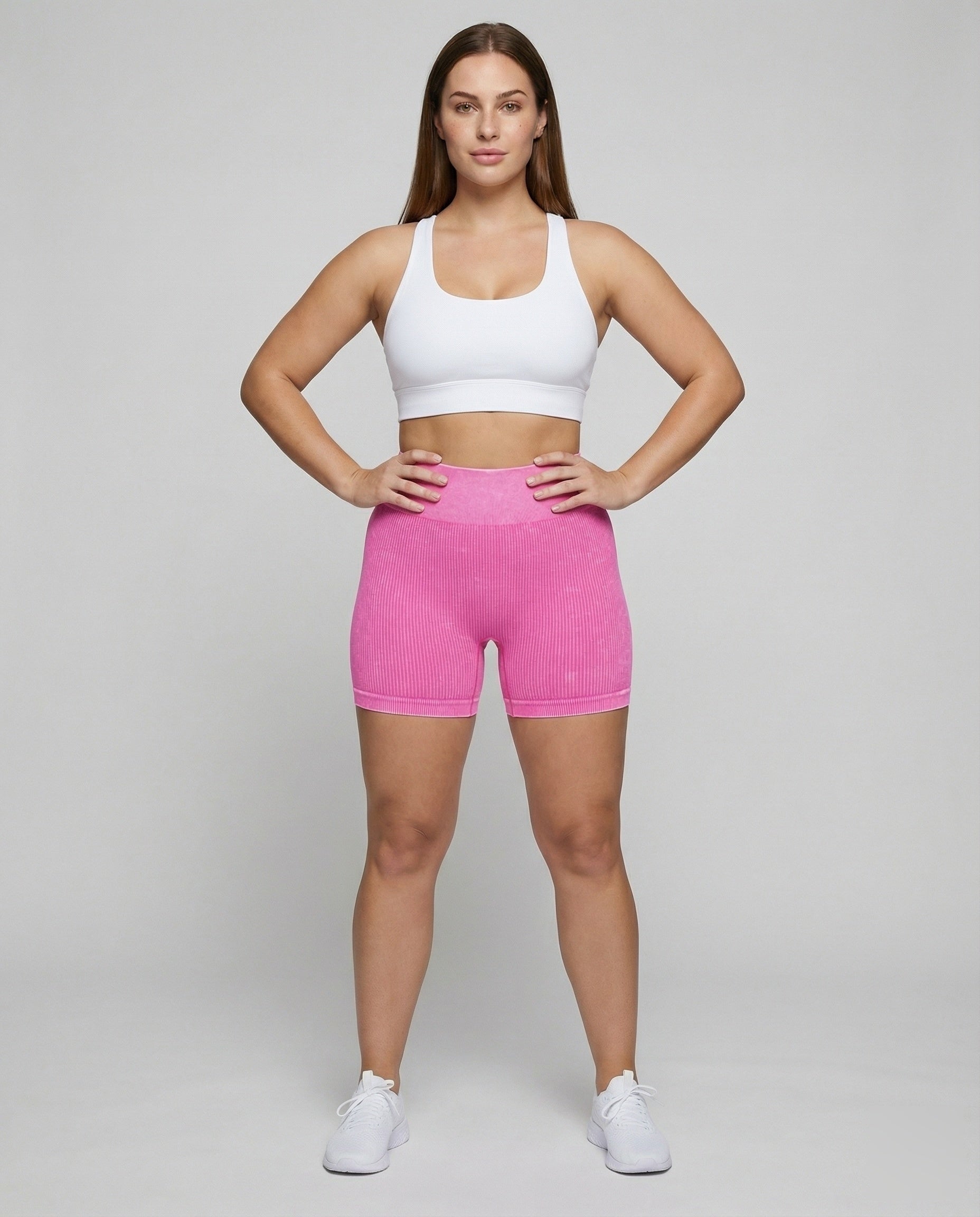 Shorts Modellanti Donna Senza Cuciture con Struttura a Costine - Brentozzi
