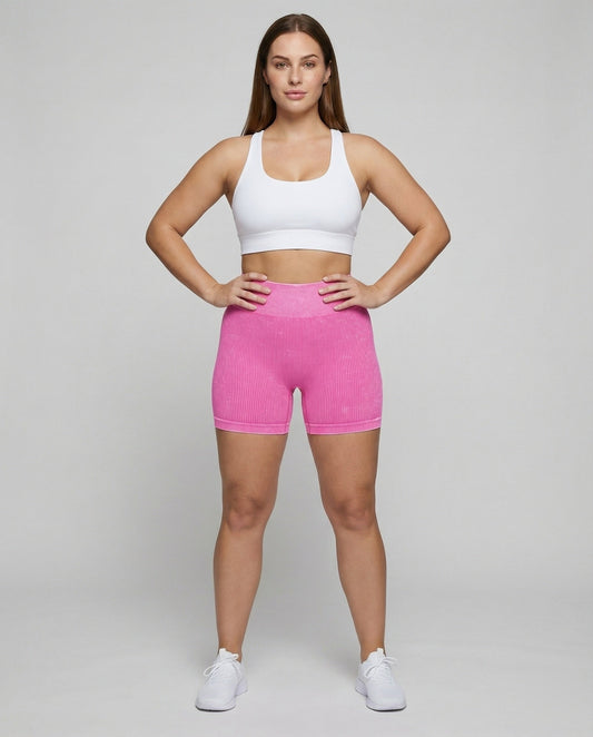 Shorts Modellanti Donna Senza Cuciture con Struttura a Costine - Brentozzi