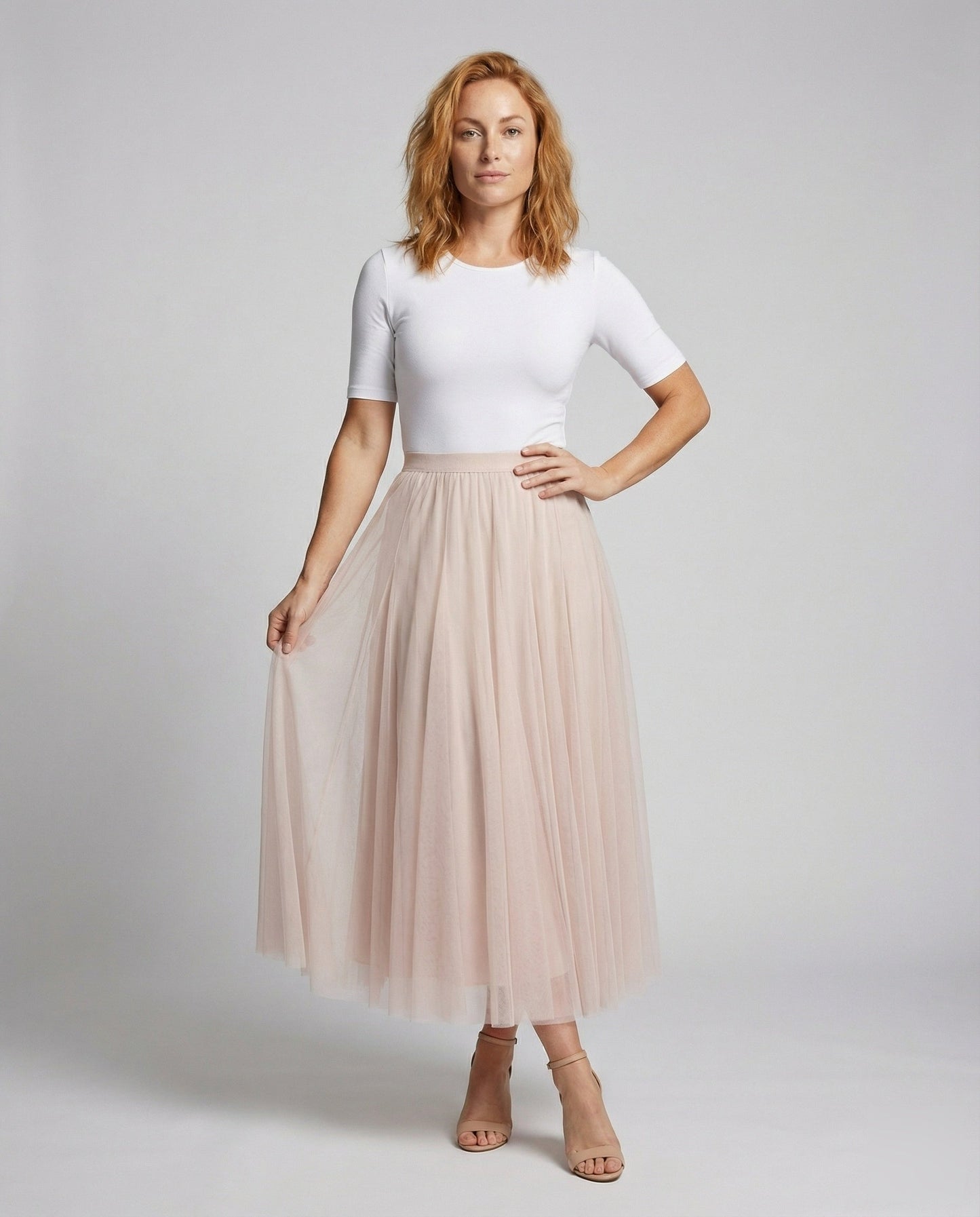 Gonna Donna in Tulle a Strati Stile Romantico - Brentozzi