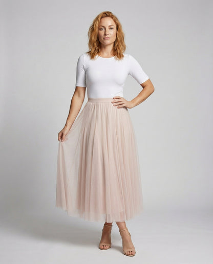 Gonna Donna in Tulle a Strati Stile Romantico - Brentozzi