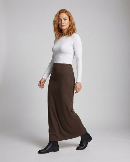 Gonna Maxi Donna in Jersey Elastico Slim - Brentozzi