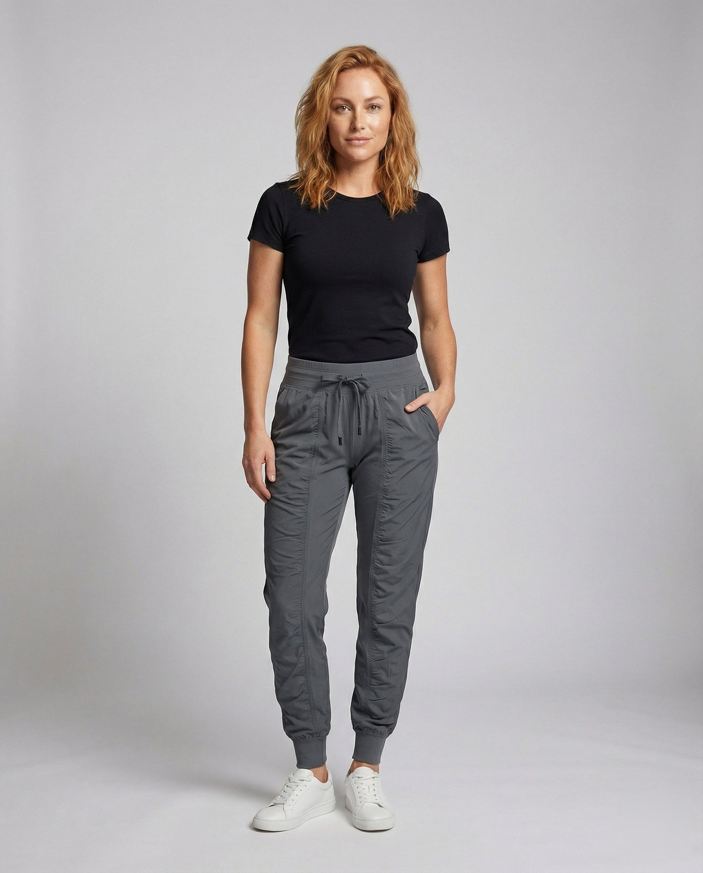 Pantaloni Training Donna Slim Fit con Coulisse - Brentozzi