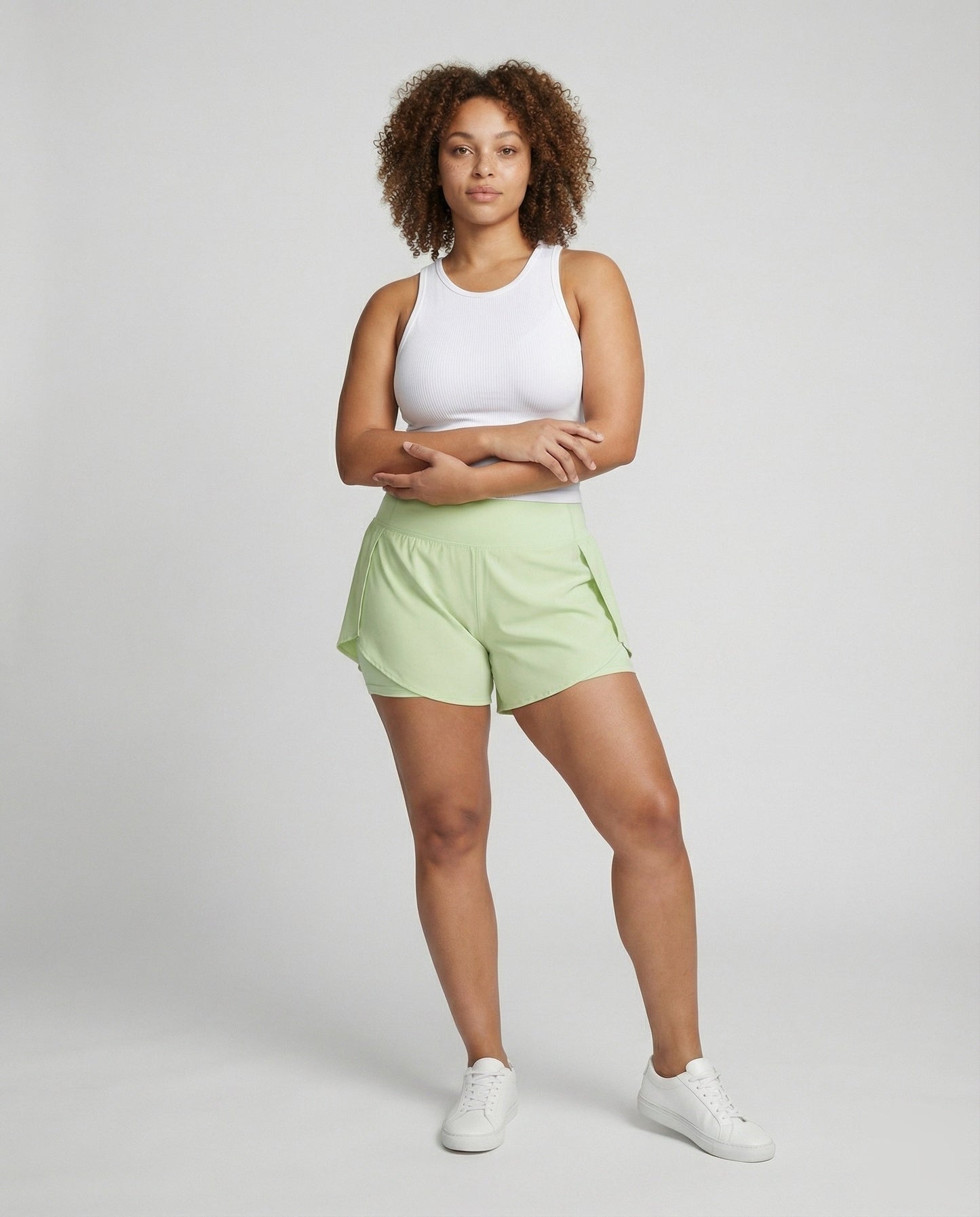 Pantaloncini Running Donna con Slip Integrato - Brentozzi