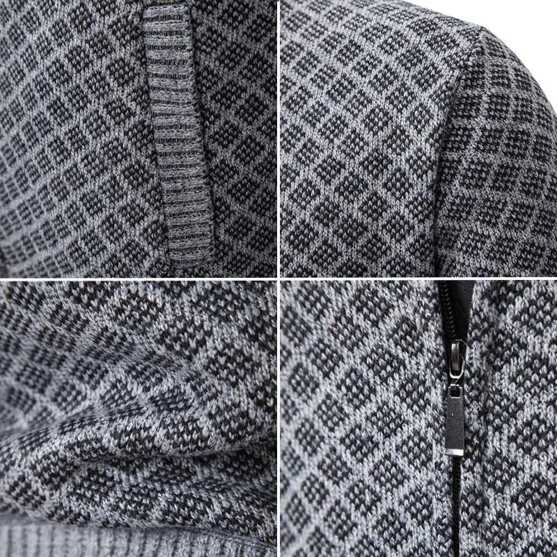Maglione Uomo Lavorato a Maglia Design Classico Elegante