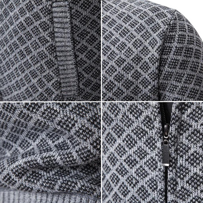 Maglione Uomo Lavorato a Maglia Design Classico Elegante