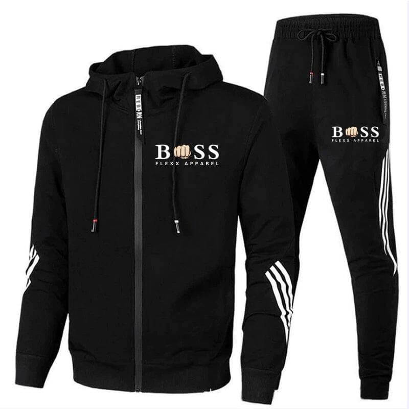 Tuta Jogging Uomo Tessuto Tecnico Stile Sportivo