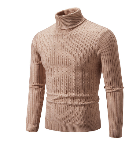 Maglione Uomo Collo Alto Caldo Morbido Invernale - Brentozzi