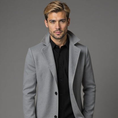 Cappotto Uomo Invernale Classico Slim Fit
