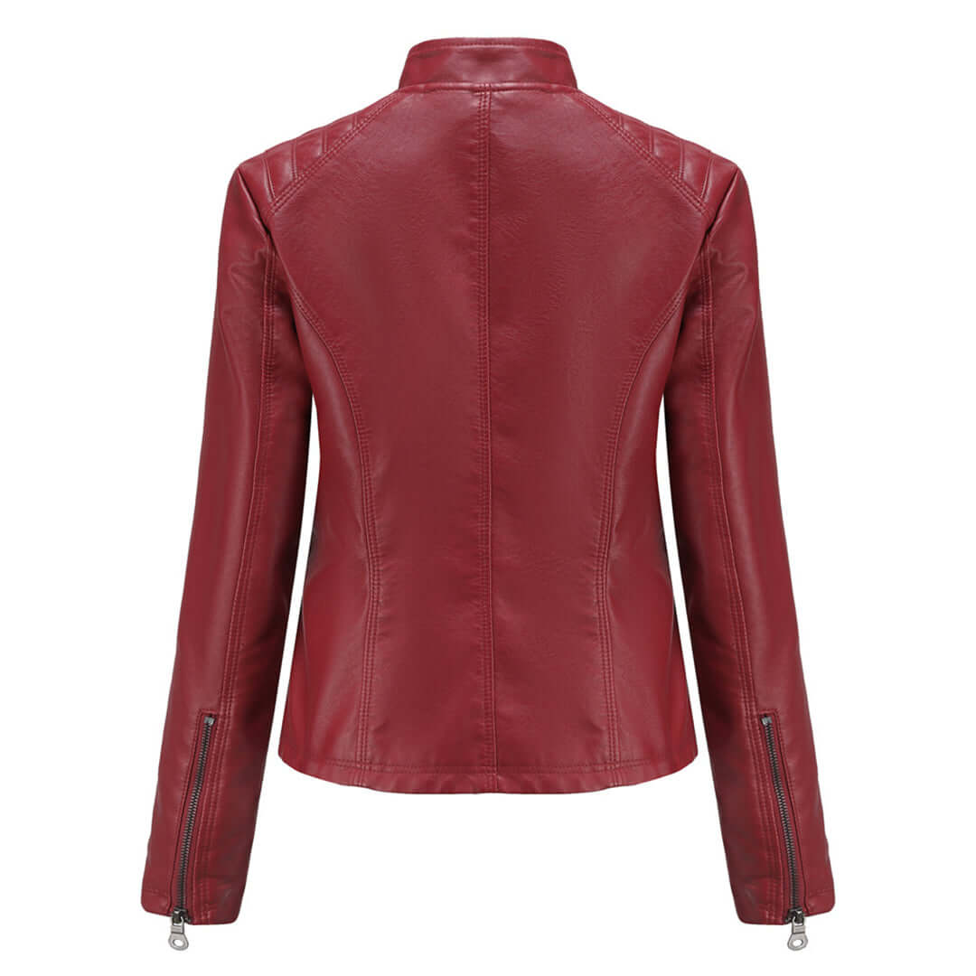 Giacca Donna in Pelle Stile Elegante Classico