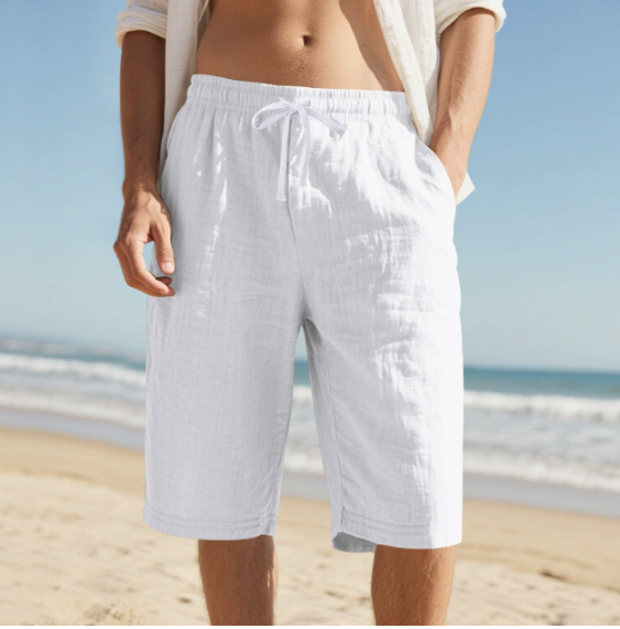 Pantaloncini Uomo Cordino Tempo Libero Spiaggia
