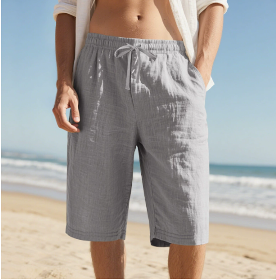 Pantaloncini Uomo Cordino Tempo Libero Spiaggia