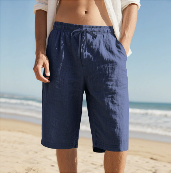 Pantaloncini Uomo Cordino Tempo Libero Spiaggia - Brentozzi