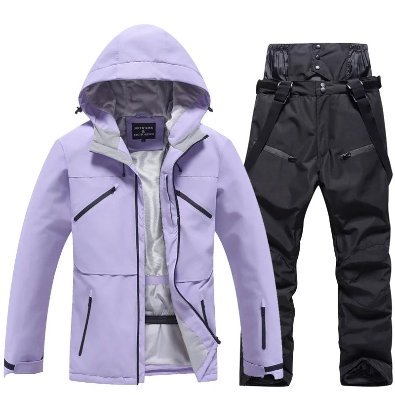 Tuta Sci Unisex Due Pezzi Giacca Pantaloni
