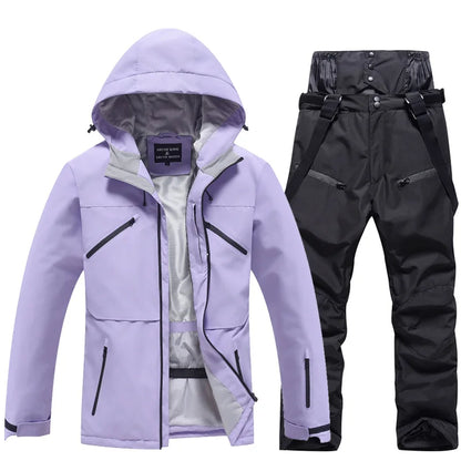 Tuta Sci Unisex Due Pezzi Giacca Pantaloni