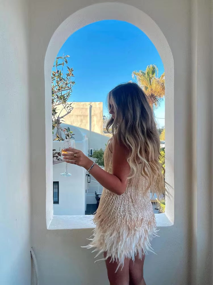 Abito Mini Donna da Sera Elegante