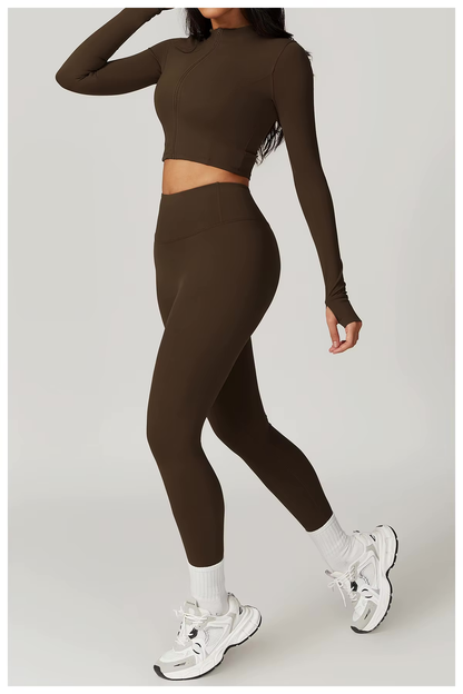 Completo Sportivo Donna Tre Pezzi con Gilet e Pantaloni