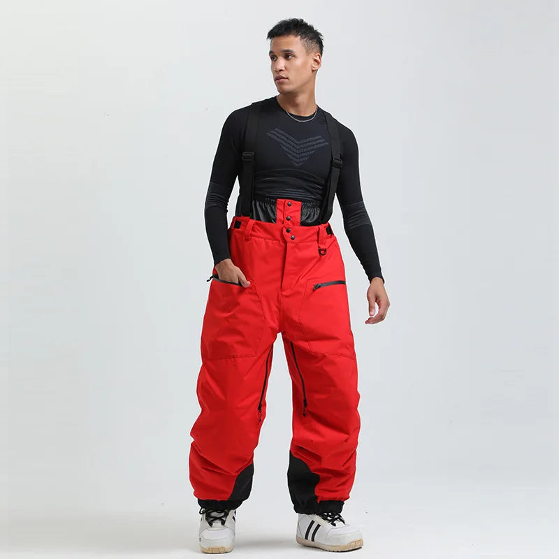 Pantaloni Sci Unisex con Bretelle Funzionali Invernali