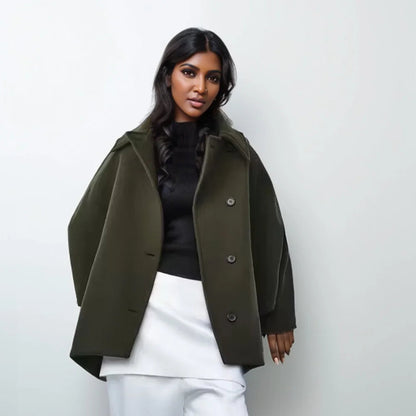 Gilet Donna Oversize Modello Trench Caldo