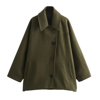 Gilet Donna Oversize Modello Trench Caldo