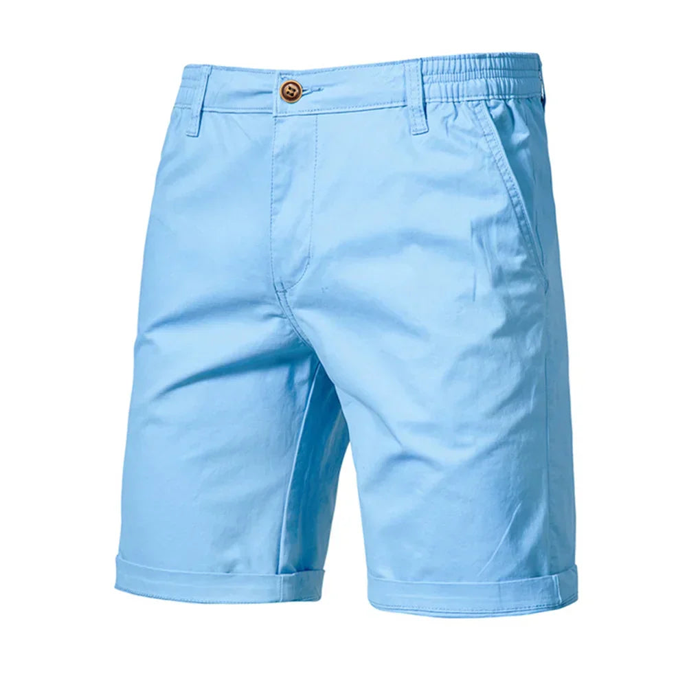 Pantaloncini Chino Uomo con Bottoni Casual