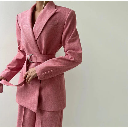 Completo Donna Blazer Pantaloni e Corsetto Coordinato