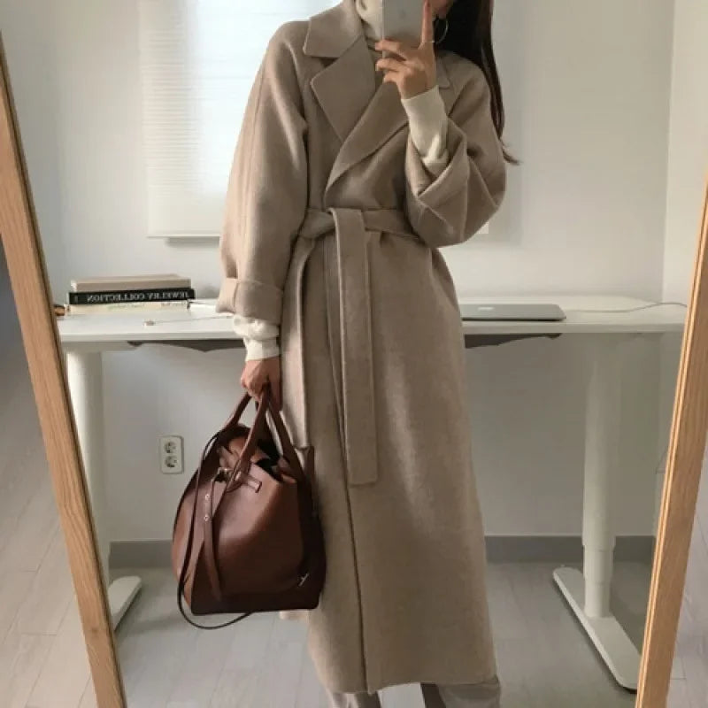 Cappotto Donna con Cintura Vita Invernale