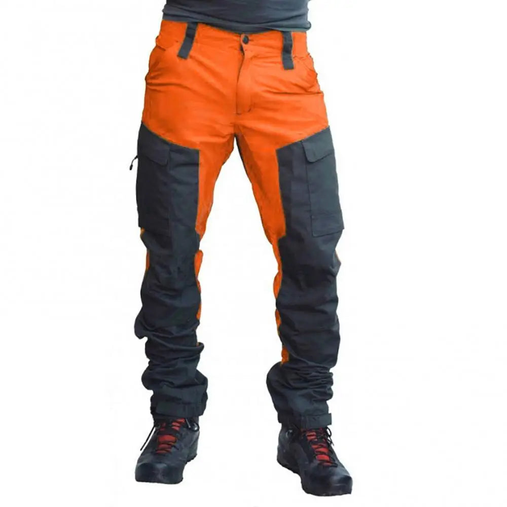 Pantaloni Cargo Uomo Tessuto Tecnico Lavoro Funzionale - Brentozzi