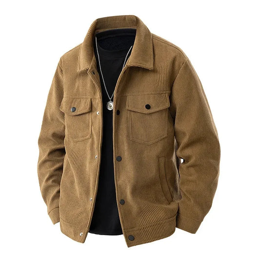 Giacca Uomo in Corda Taglio Lungo Design Strutturato - Brentozzi