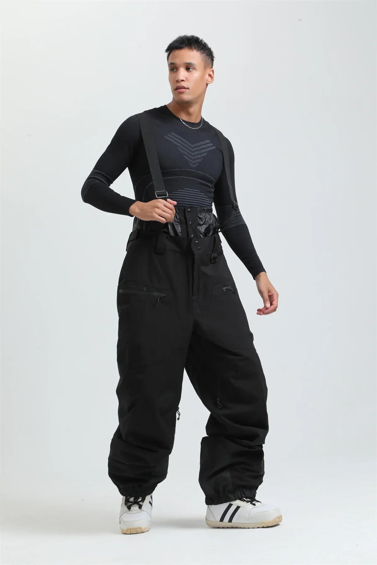 Pantaloni Sci Unisex con Bretelle Funzionali Invernali