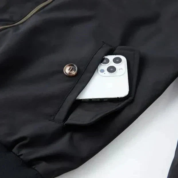 Giacca Bomber Uomo Invernale Foderata A Quadri