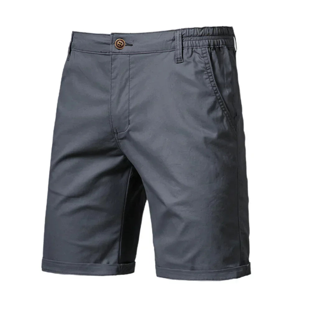 Pantaloncini Chino Uomo con Bottoni Casual