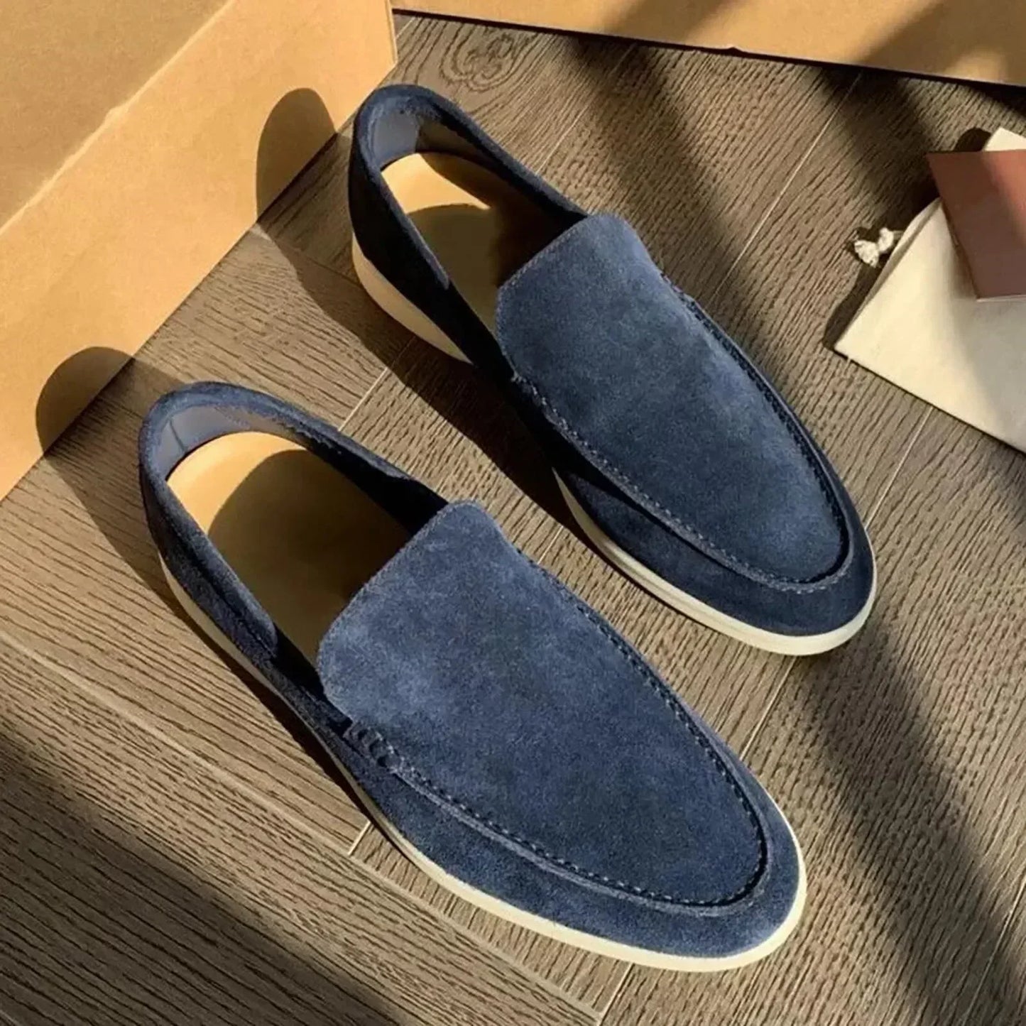 Scarpe Uomo Senza Lacci Classico Taglio - Brentozzi