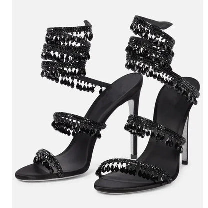 Sandali Donna Stiletto Tacco Alto Eleganti