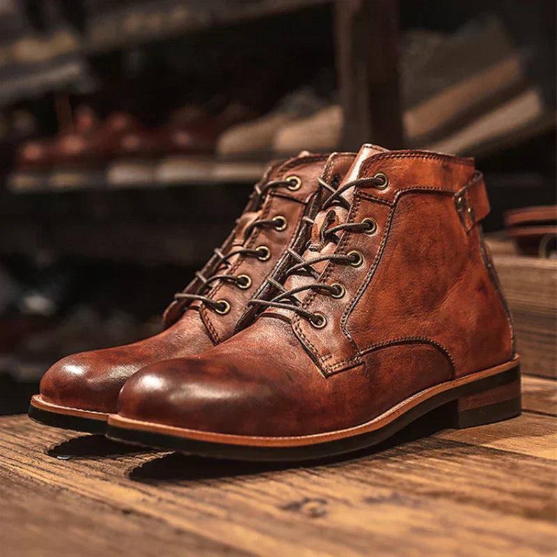 Stivali Uomo Tomaia Chiusa Forma Classica Casual
