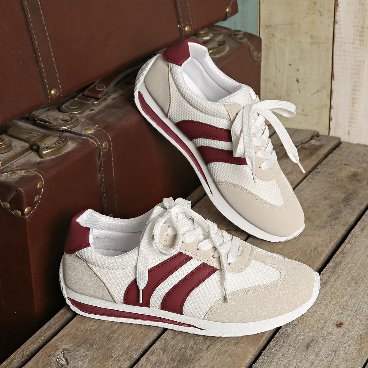 Sneaker Donna in Mesh con Lacci